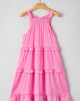Jessica Frilly Tiered Sleeveless Mini Dress