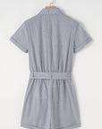Fernanda Stripe High Waist Romper