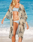 Vintage Cowgirl Duster Kimono Coverup