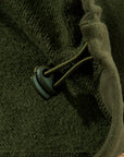 Kate Fleece Lined Half Zipper Kangaroo Pockets Loose Hoodie
