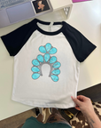 Turquoise Squash Baby Tee