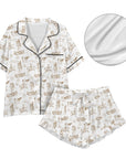 Ranch Life Western Satin Western Pajama Set