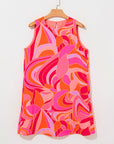 Bridget Abstract Floral Mini Dress