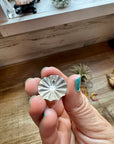 Concho Earrings – Kingman Turquoise & Sterling Silver