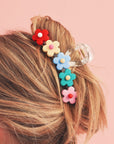 Multicolor Flowers Cute Hair Claw Clip