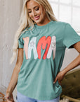 MAMA Mineral Wash Crewneck Tee