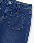 Victoria Wide Leg Pocketed High Waist Jeans
