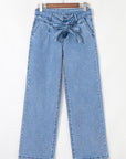 Ava Sash Wide Leg Jeans