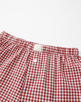Gingham High Waist Shorts