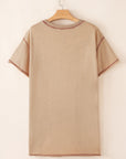 Luz Mineral Wash Star T-Shirt Dress
