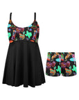 Neon Rodeo Swim Dress & Shorts Set