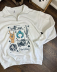 The Western Collage Quarter Zip