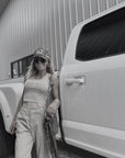 The Horsebit Tank in Taupe