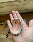 Cuff - Sterling silver Cuff Bracelet with Kingman turquoise