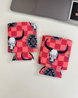 Bull Skull Koozie (2 sizes)
