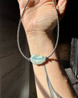 3 mm Sterling Silver Pearls with Peruvian Opal