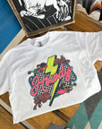 Neon Howdy TEE or CREWNECK