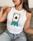 Ace of Spades Cropped Tank