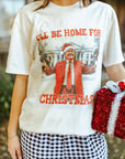 Trump Home for Christmas Graphic Tee