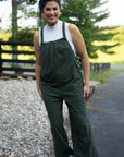 Reya Pocketed Loose Fit Corduroy Overall