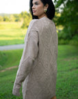 Aura Cable Knit Sweater Dress