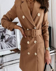 Belted Blazer Dress