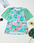 Kendra Eyelet Embroidered Short Sleeve Top