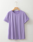 Plain Crew Neck Tee