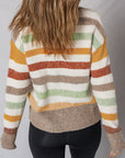 Vivian Stripe Crew Neck Sweater