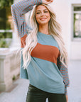 Emma Striped Bishop Sleeve Top