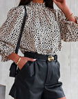 Sienna 3/4 Sleeves Cheetah Blouse