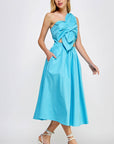 Knotted Bow Dress in color options