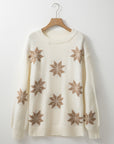 Christmas Snowflake Crewneck Sweater