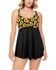 Sunflowers Swim Dress & Shorts Set