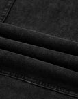 Mineral Wash Reverse Seam Drawstring Elastic Waist Pants
