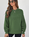 Julietta Mixed Textured Knitted Sweater