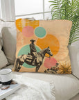 Baha Ranch Retro Pop Western Lost Cowboy Pillow Case Made in America