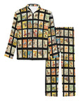 Western Collage Men's Pajama Set