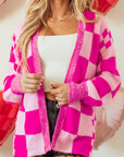 Brynlee Checkered Cardigan