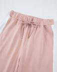 Varsity Stripe Top and Drawstring Pant Set