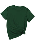 Plain Crew Neck Tee