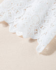 Kataleya Crochet Lace Short Sleeve Blouse