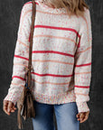 Ruthie Striped Confetti Knit Sweater