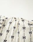 Maisie Bow Bubble Sleeve Blouse