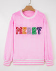 Naya Merry Graphic Plush Pullover