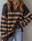 Adeline Stripe Oversized Sweater