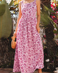 Cecelia Floral Cutout Back Empire Waist Dress