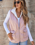 Lillian Fleece Lined Quilted Vest