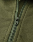 Zip Up Stand Collar Ribbed Thumbhole Sleeve Sweatshirt