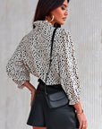 Sienna 3/4 Sleeves Cheetah Blouse